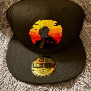 Black 59FIFTY Cap with Lion King Design